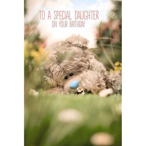 Daughter Birthday Photo Finish Me to You Bear Card £2.49